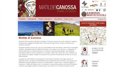 Desktop Screenshot of matildedicanossa.galmodenareggio.it